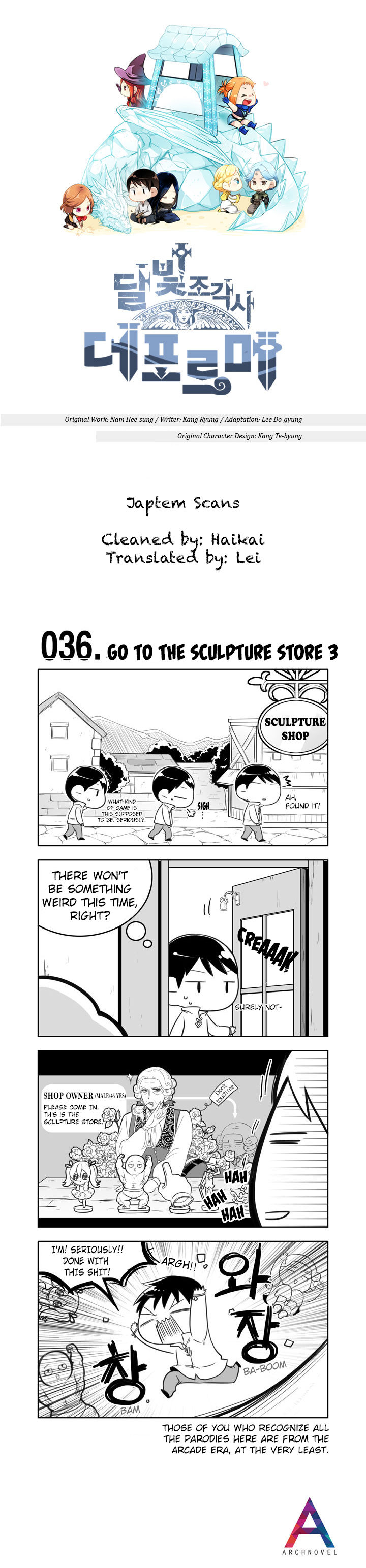 Moonlight Sculptor 4-koma-Chapter 36